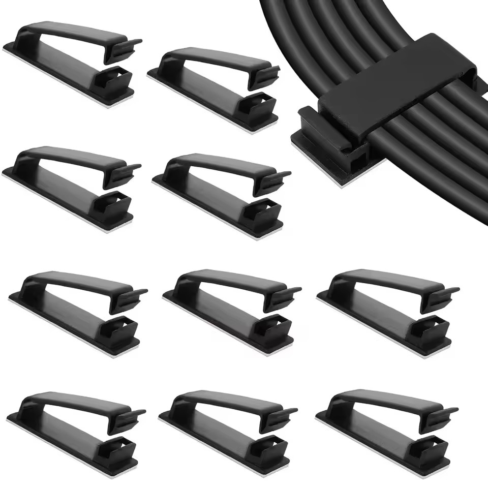 Car Cable Organizer - Kendinden Yapışkanlı Kablo Düzenleyici, Kablo Kelepçesi,