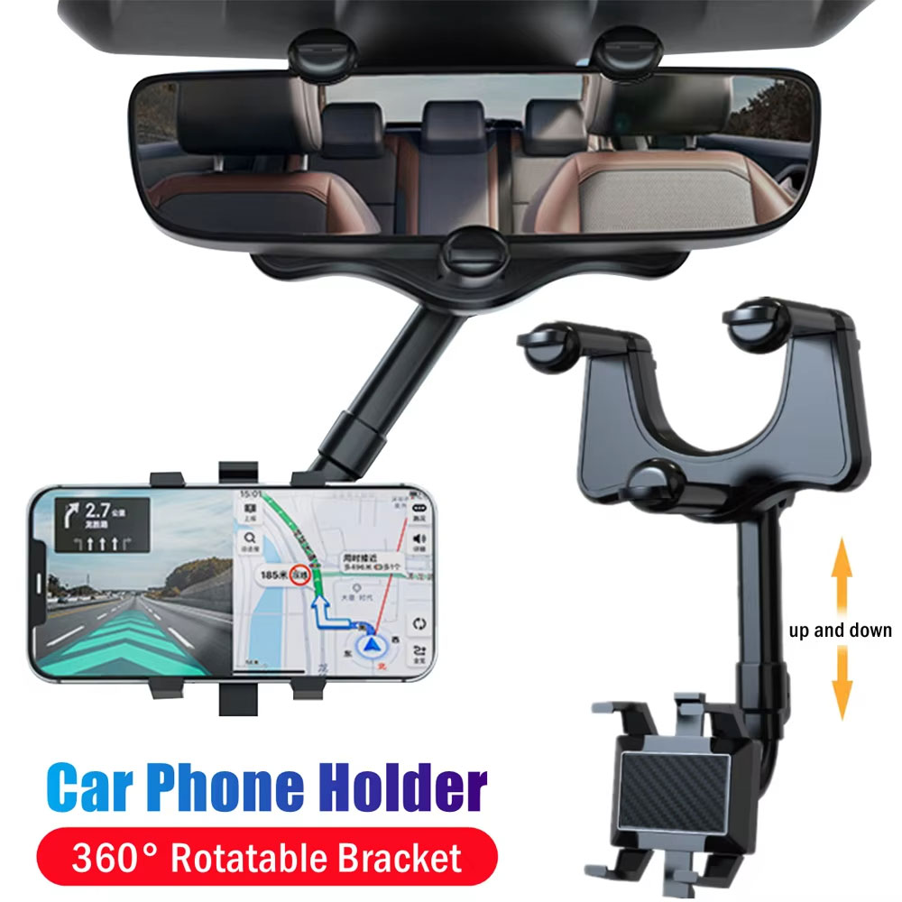 Car Mirror - Ayarlanabilir Araç Dikiz Aynası Telefon Tutucu