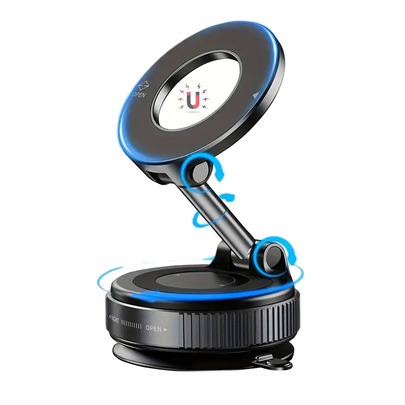 Car Vacuum - Güçlü Mıknatıslı Cep Telefonu Tutucu, Vakumlu