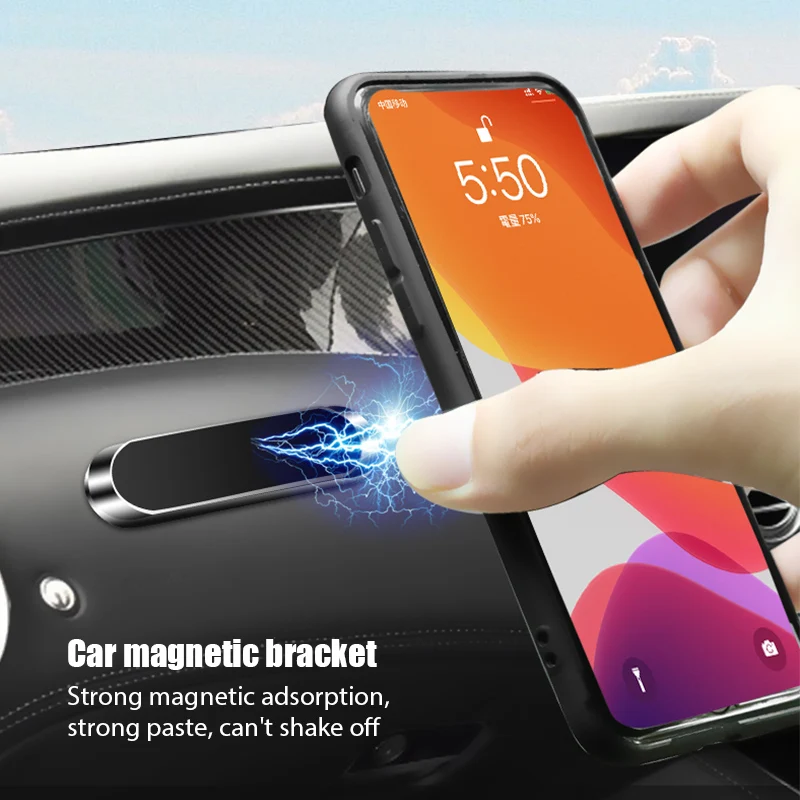 Car Phone Holder - Manyetik Araç Telefon Tutucu, Dönebilen Mini